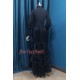 Surface Spell Gothic Dark Countess Lantern Sleeve Blouse